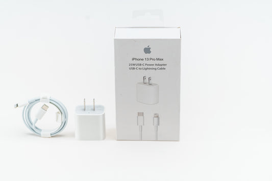 Iphone 13 Pro Max 25W USB-C Power Adapter USB-C to lightning Cable